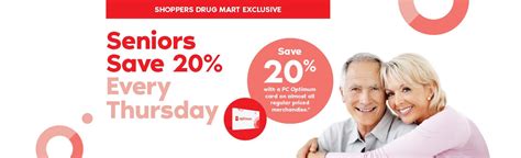 shoppers drug mart senior's day.